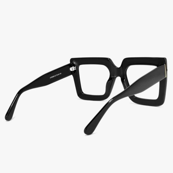 NEW Green Ombre Oversize Round Fashion Glasses - Picture 4 of 7